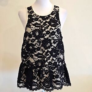 Tibi silk peplum top